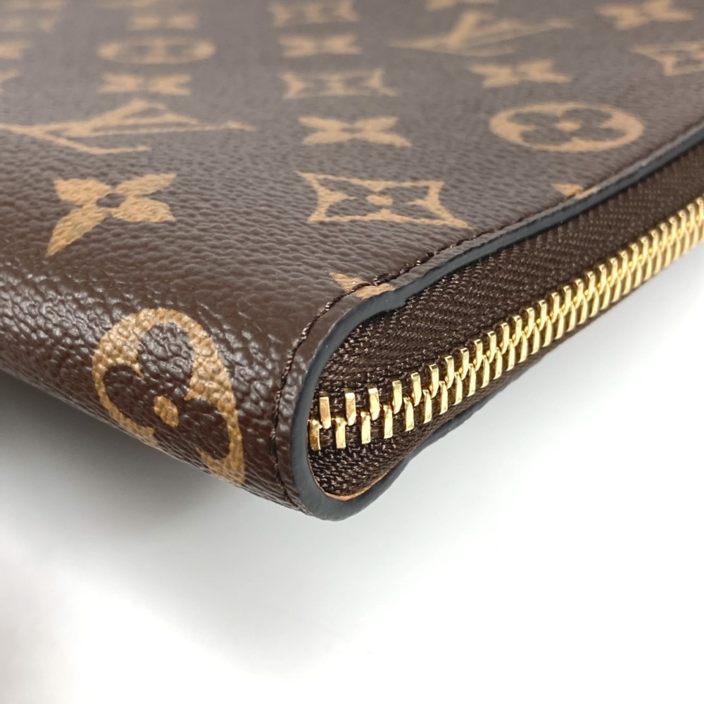 LOUIS VUITTON Authentic Brown Monogram Canvas Pochette Pouch - Picture 6 of 14